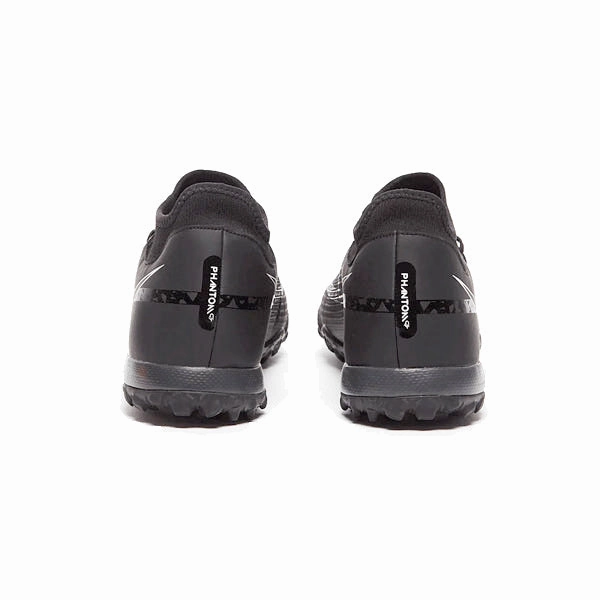 Nike Phantom GT2 Academy DF Turf Soccer Shoes (Black/Dark Smoke Grey)