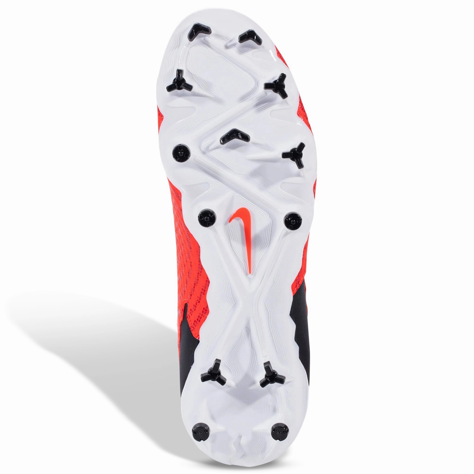 Nike Phantom GX Academy DF FG/MG Soccer Cleats (Bright Crimson/White)