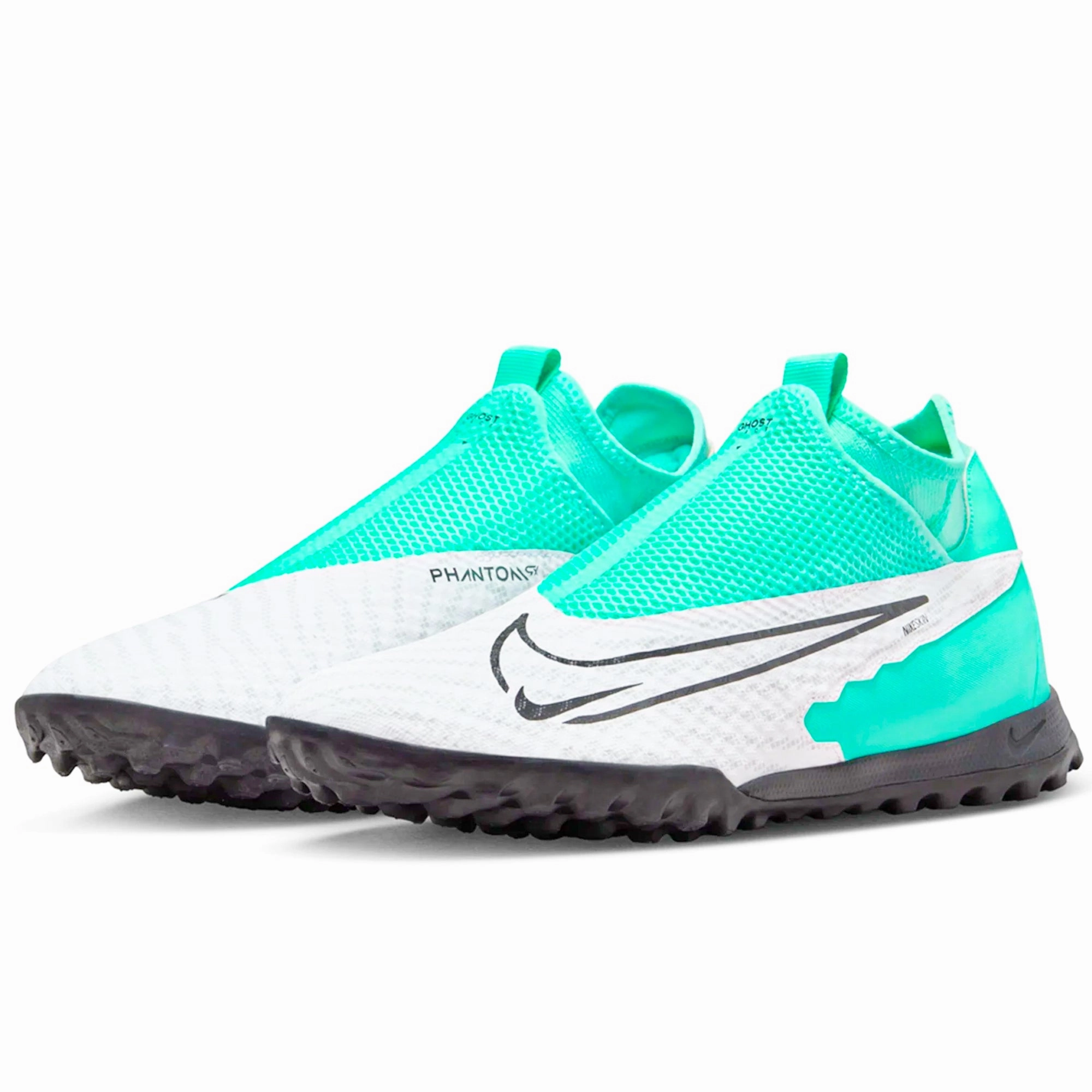 Nike Phantom GX Academy DF Turf Soccer Shoes (Hyper Turquoise/Black-Fuchsia Dream)