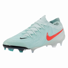 Nike Phantom GX II Elite FG Soccer Cleats (Mint/Atomic Red-Off Noir)