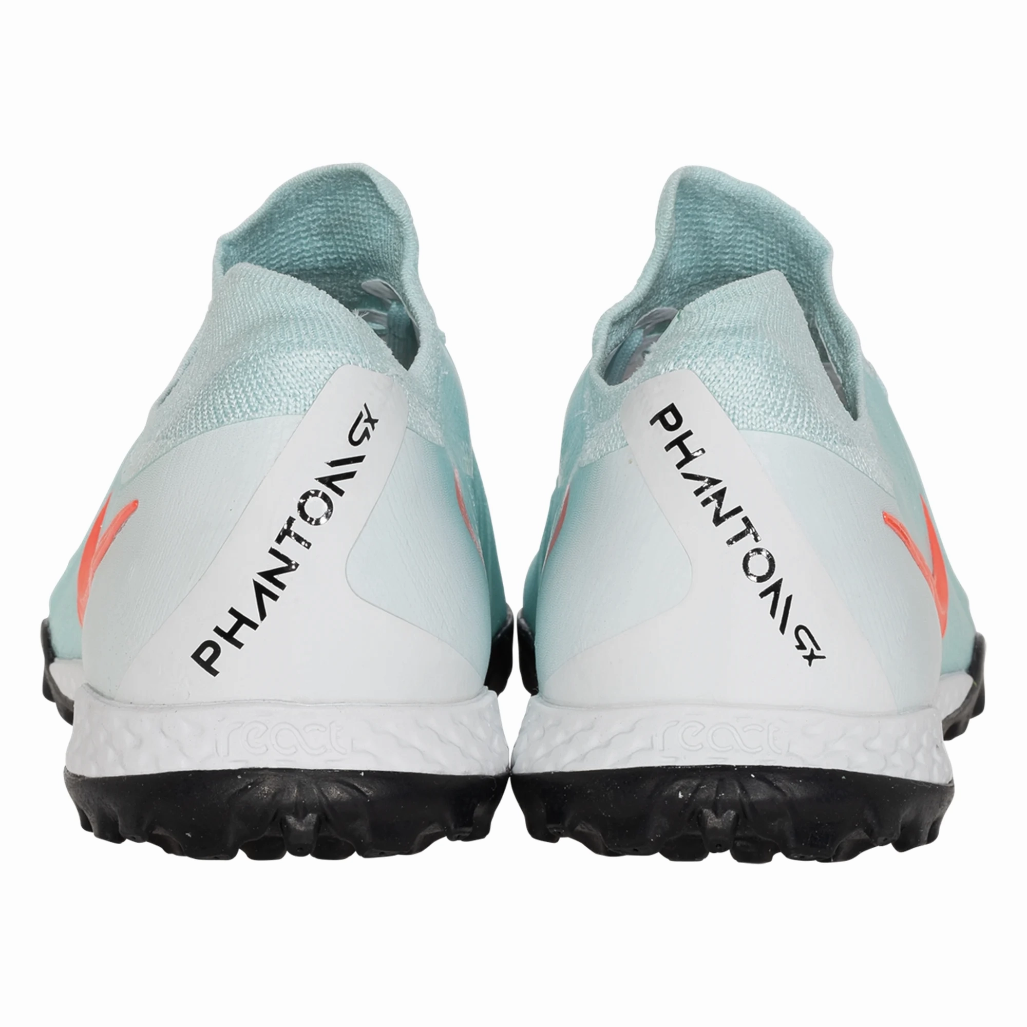 Nike Phantom GX II Pro Turf Soccer Shoes (Mint/Atomic Red-Off Noir)