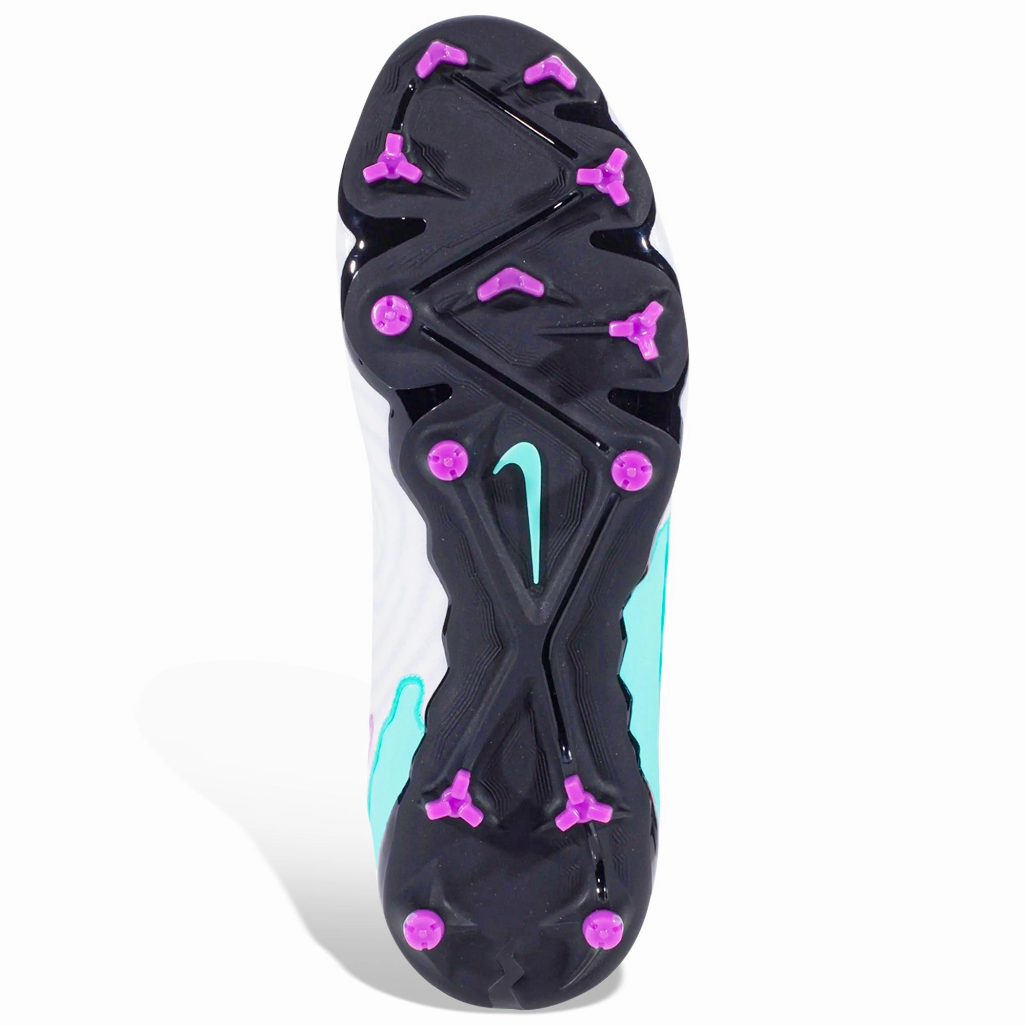 Nike Phantom GX Pro DF Firm Ground Soccer Cleats (Hyer Turquoise/Fuchsia Dream)
