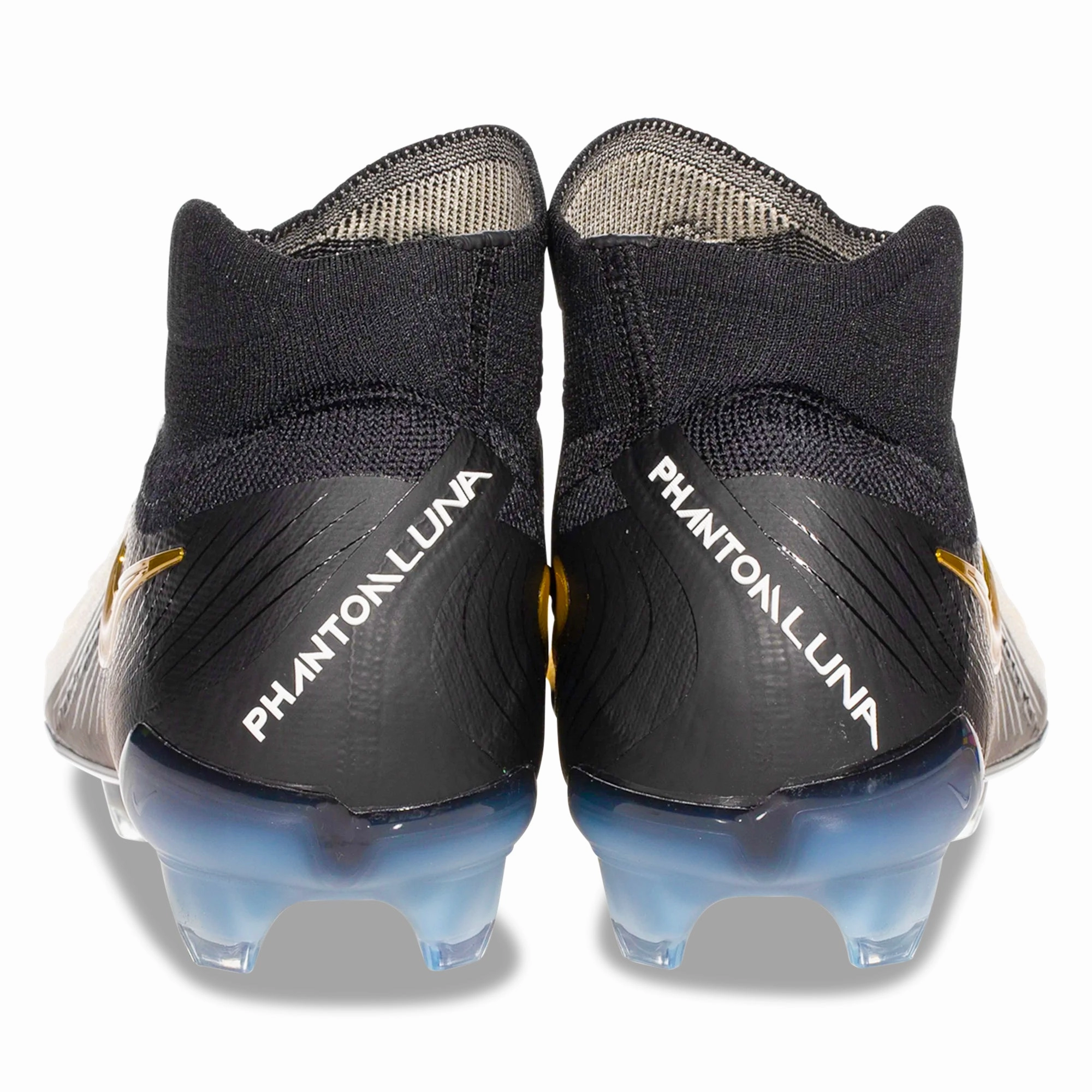 Nike Phantom Luna 2 Elite Firm Ground Soccer Cleats (White/Black/Metallic Gold Coin)