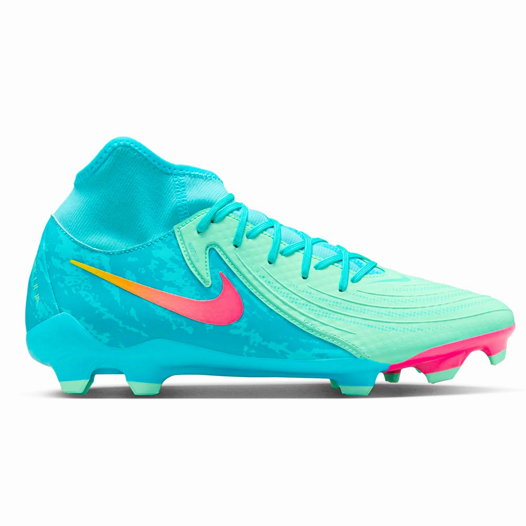 Nike Phantom Luna II Academy LV8 FG/MG Soccer Cleats (Green Glow/Black)