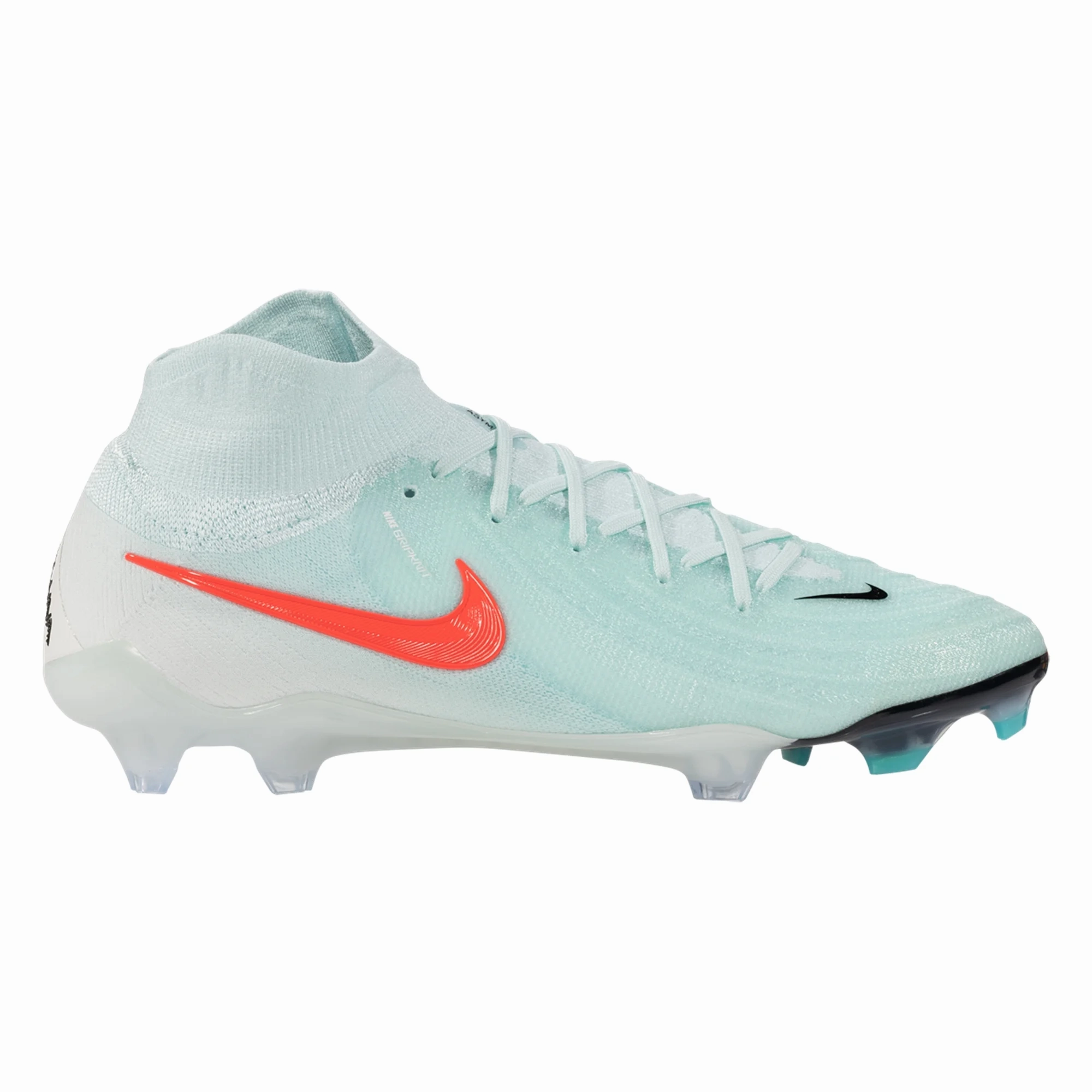 Nike Phantom Luna II Elite FG Soccer Cleats (Mint/Atomic Red)