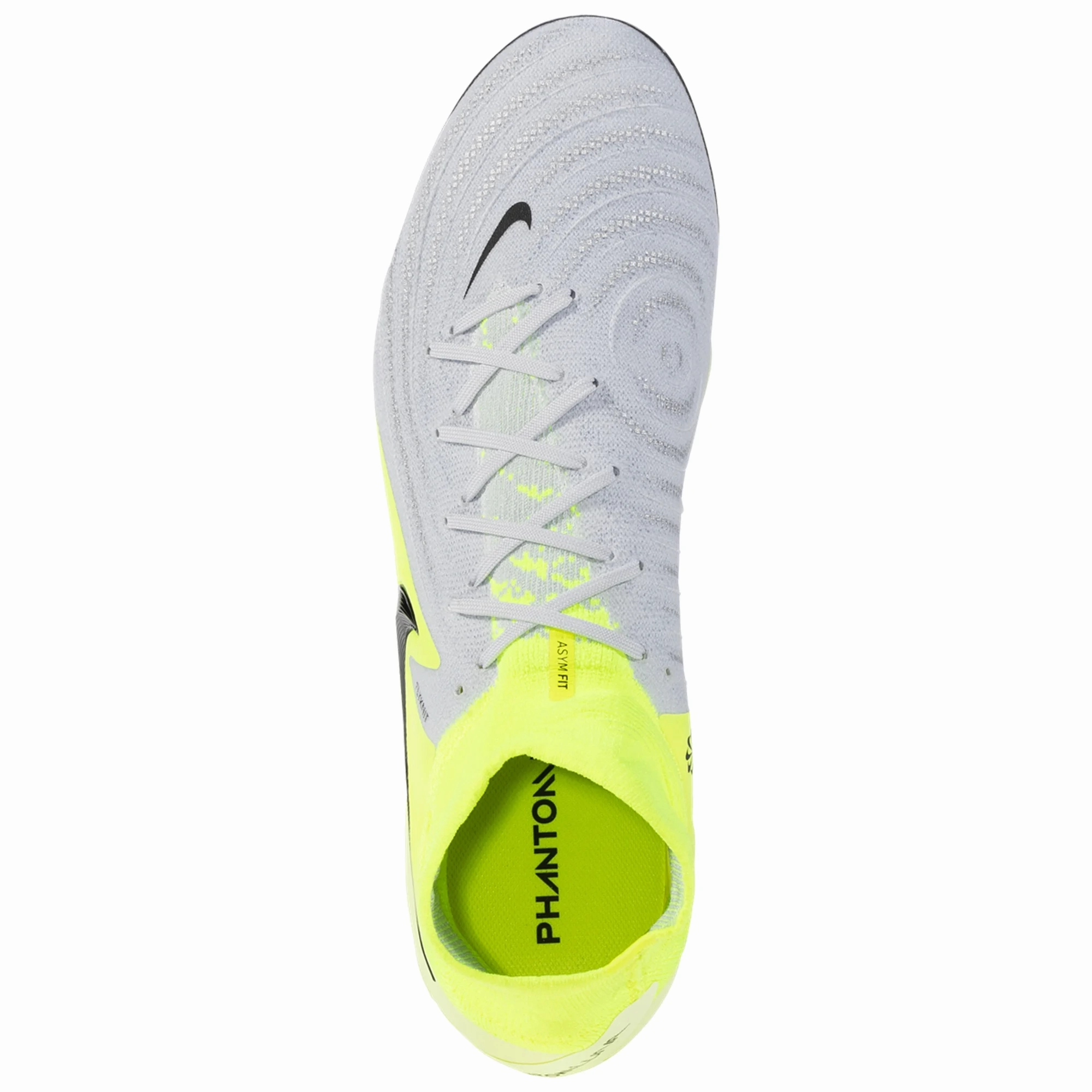 Nike Phantom Luna II Pro FG Soccer Cleats (Metallic Silver/Black-Volt)