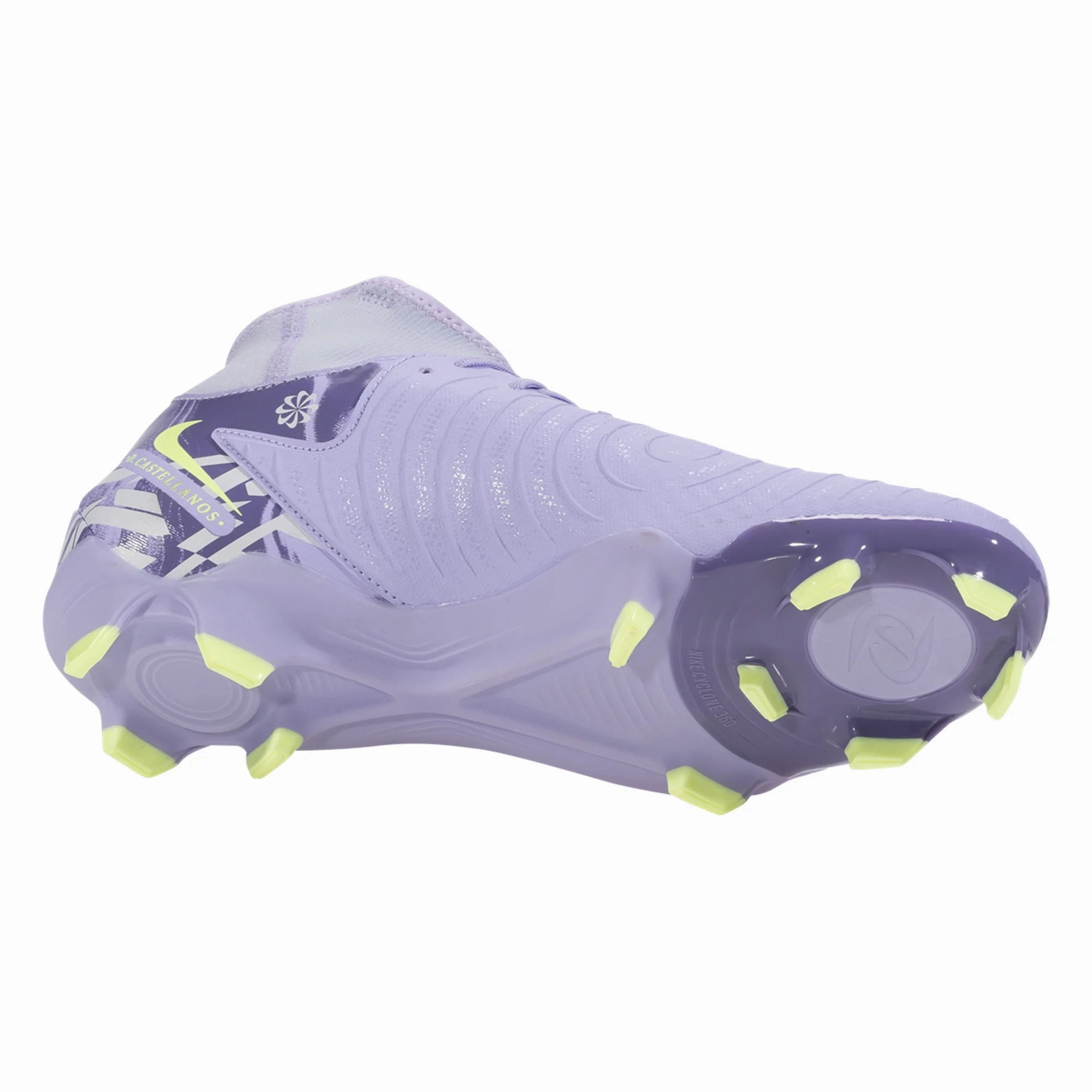 Nike United Phantom Luna II Academy FG/MG Soccer Cleats (Purple Agate/Barely Volt)