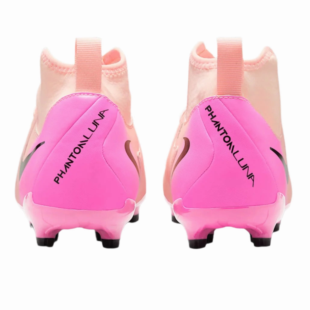 Nike Youth Jr. Phantom Luna II Academy FG/MG (Crimson Tint/Black-Pink Blast)