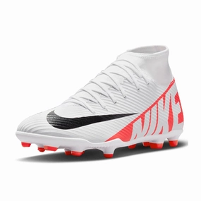 Nike Zoom Superfly 9 Club FG/MG Soccer Cleats (Bright Crimson/White-Black)