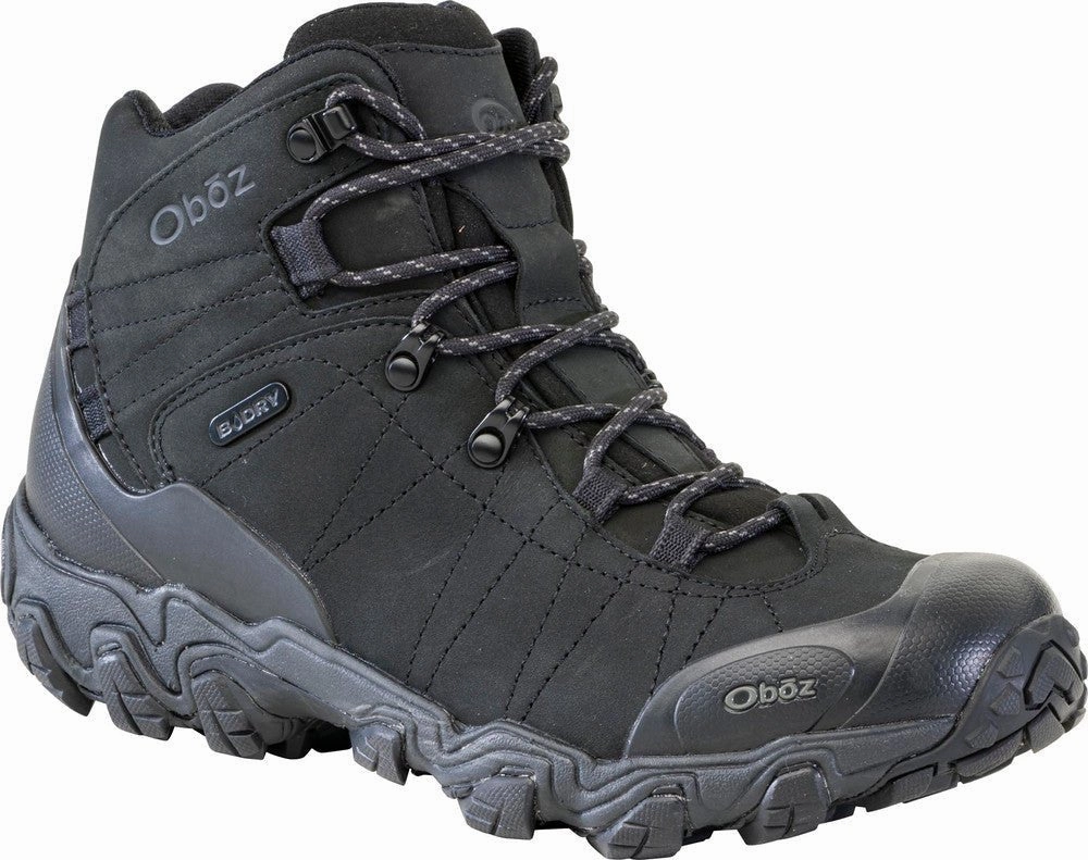 Oboz Men's Bridger Mid Waterproof - Black Sea