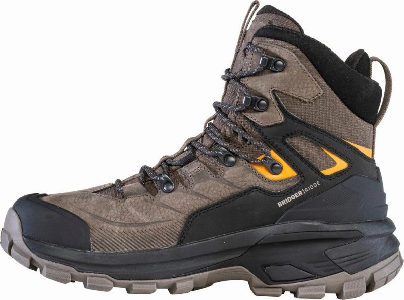 Oboz Men's Bridger Ridge Mid GTX Waterproof - Classic Brown