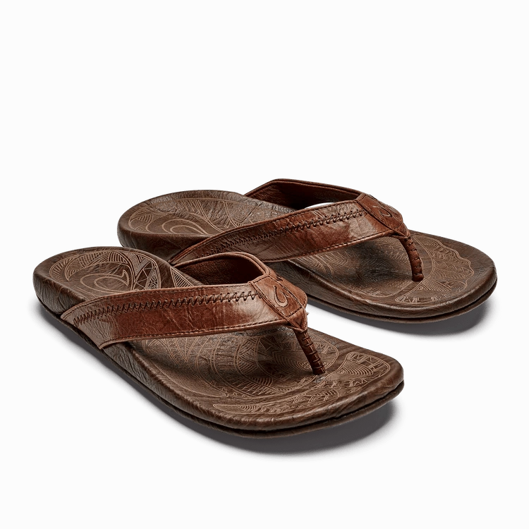 Olukai Men's Hiapo - Rum/Dark Wood