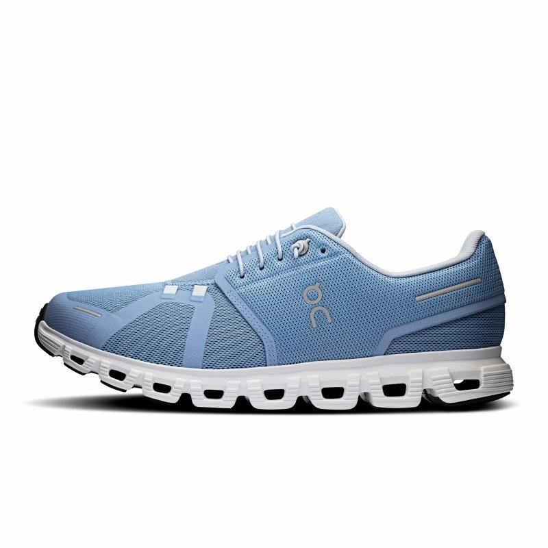 On Men's Cloud 6 - Chambray/White