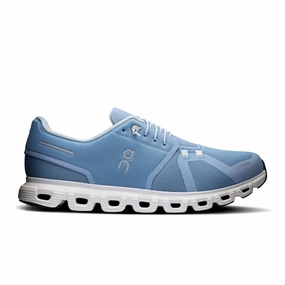 On Men's Cloud 6 - Chambray/White