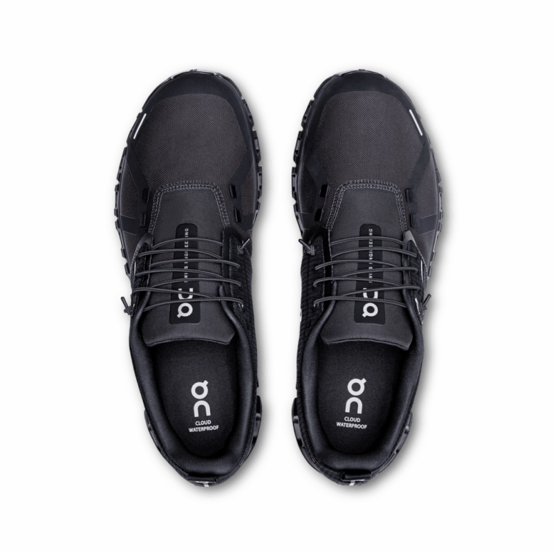 On Men's Cloud 6 Waterproof - Black/Black