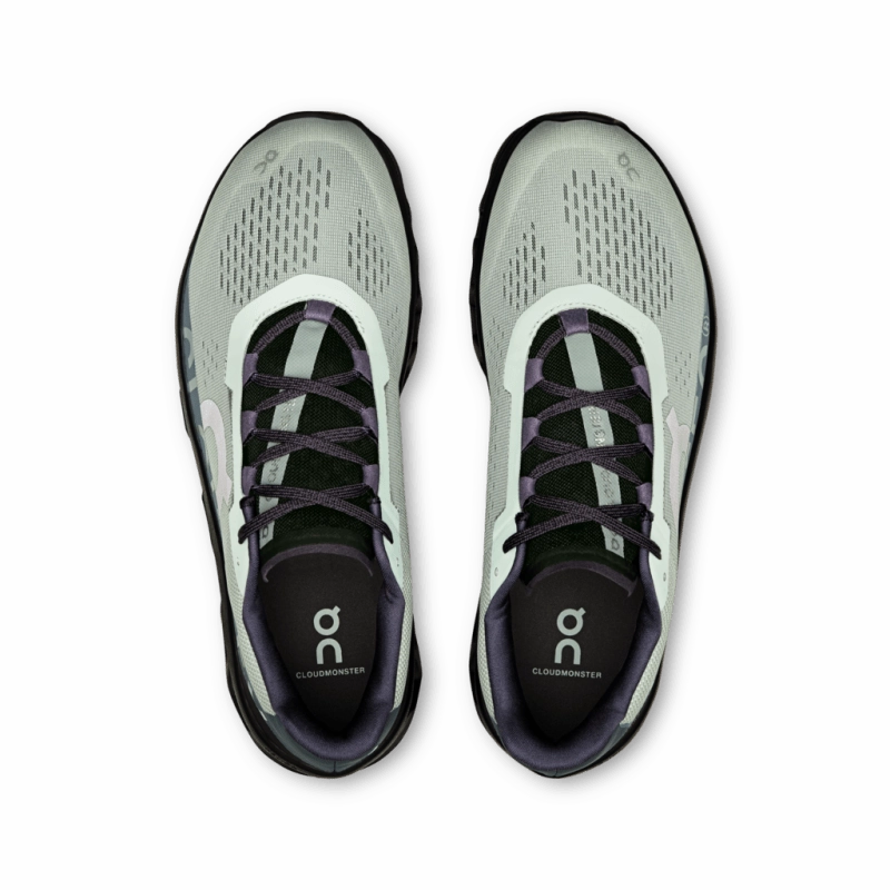 On Men's Cloudmonster - Glacier/Black