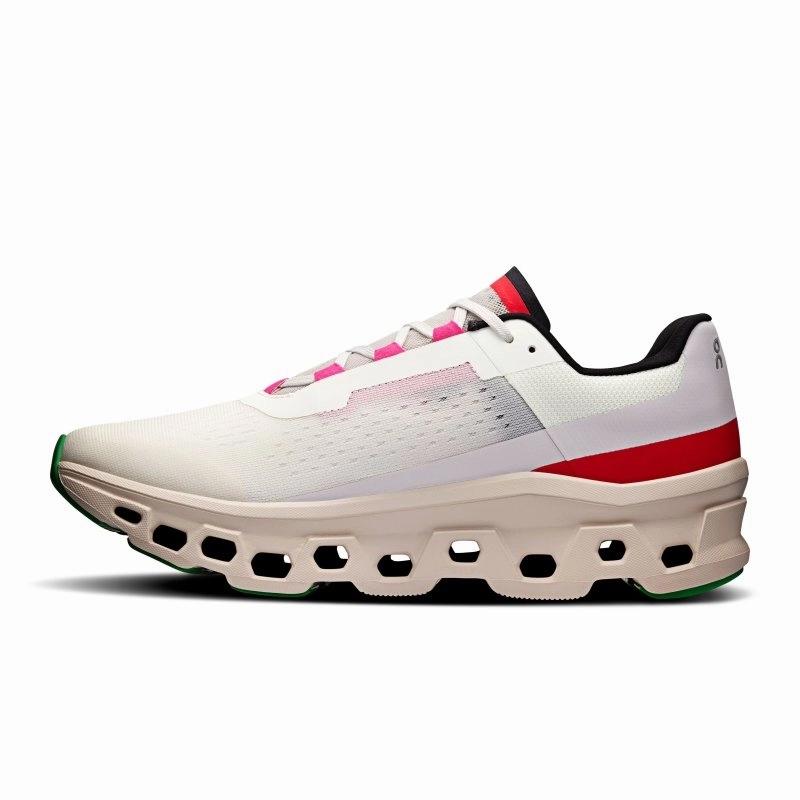 On Men's Cloudmonster - Ivory/Pearl