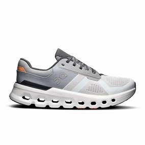 On Men's Cloudrunner 2 (Wide Width) - Wolf/Ivory