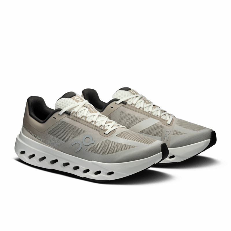 On Men's Cloudsurfer Next - Fog/Ivory