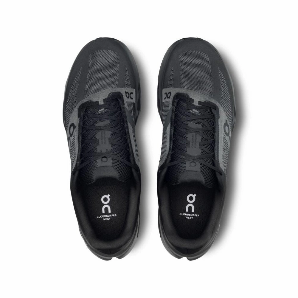 On Men's Cloudsurfer Next (Wide Width) - Black/Eclipse