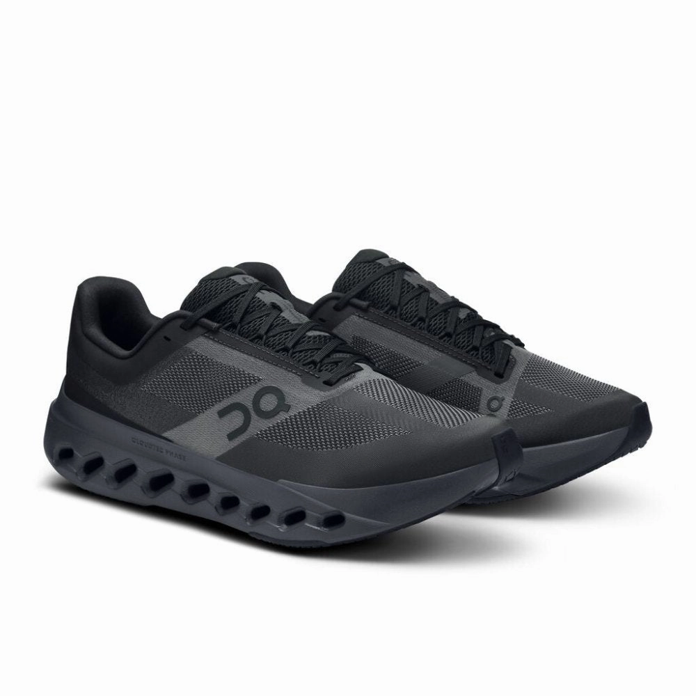 On Men's Cloudsurfer Next (Wide Width) - Black/Eclipse