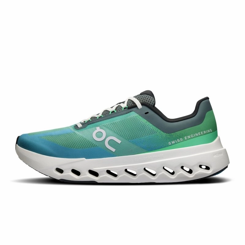On Men's Cloudsurfer Next (Wide Width) - Honeydew/Ivory