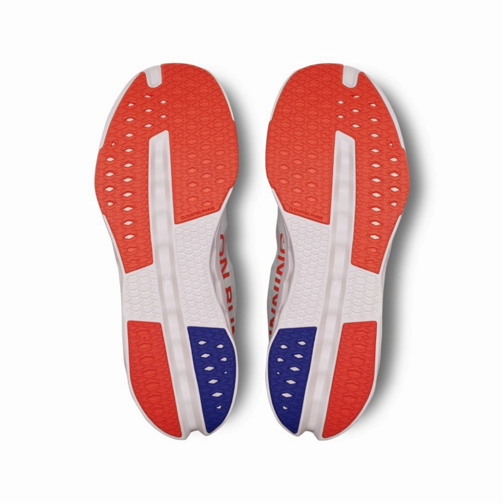 On Men's Cloudsurfer Next (Wide Width) - White/Flame