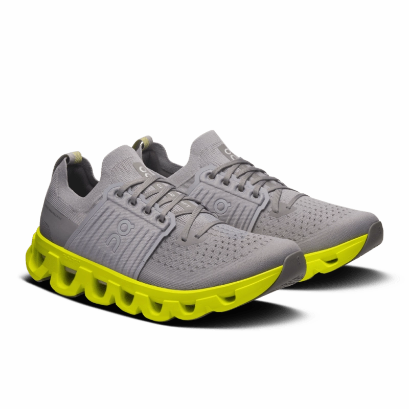 On Men's Cloudswift 4 - Alloy/Lime
