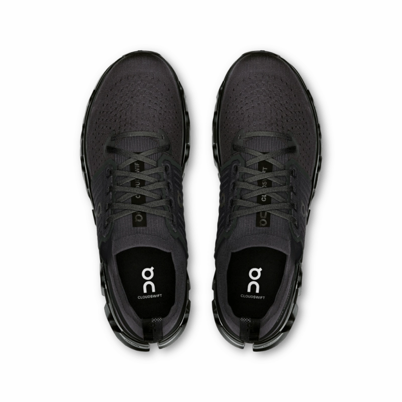 On Men's Cloudswift 4 - Black/Eclipse