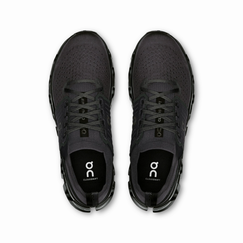On Men's Cloudswift 4 - Black/Eclipse