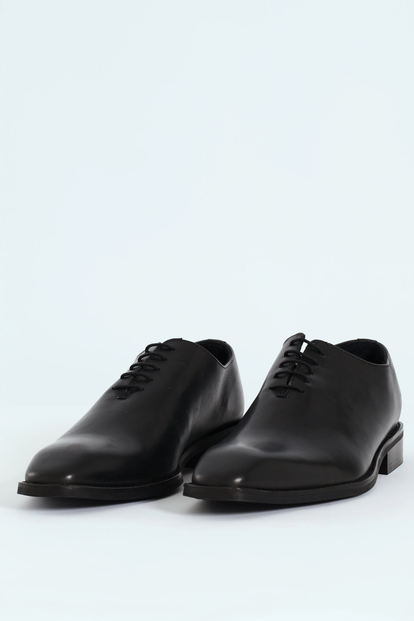 One Cut Oxford Lace Up Shoe - Black