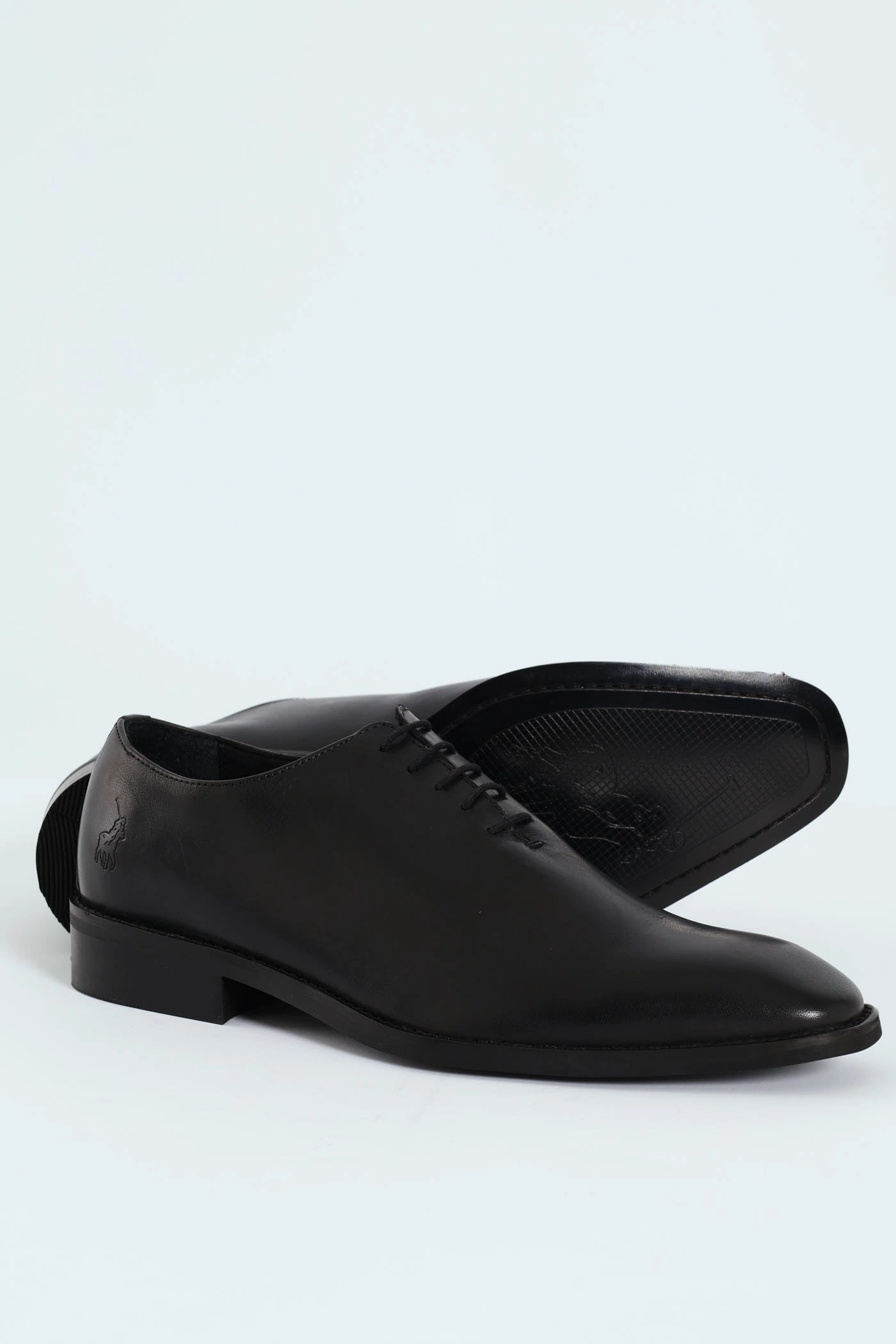 One Cut Oxford Lace Up Shoe - Black