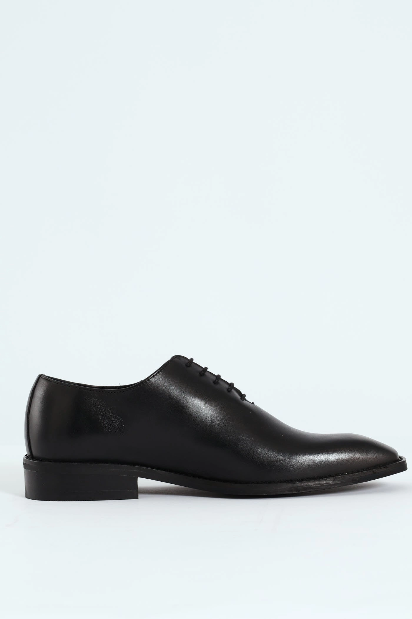 One Cut Oxford Lace Up Shoe - Black