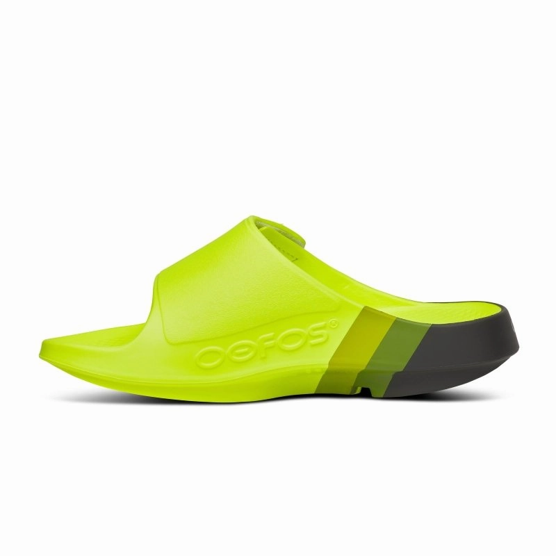OOFOS OOahh Sport Flex Slide - Electro Rally