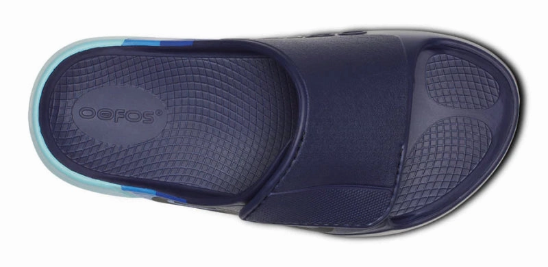 OOFOS OOahh Sport Flex Slide - Sky Rally