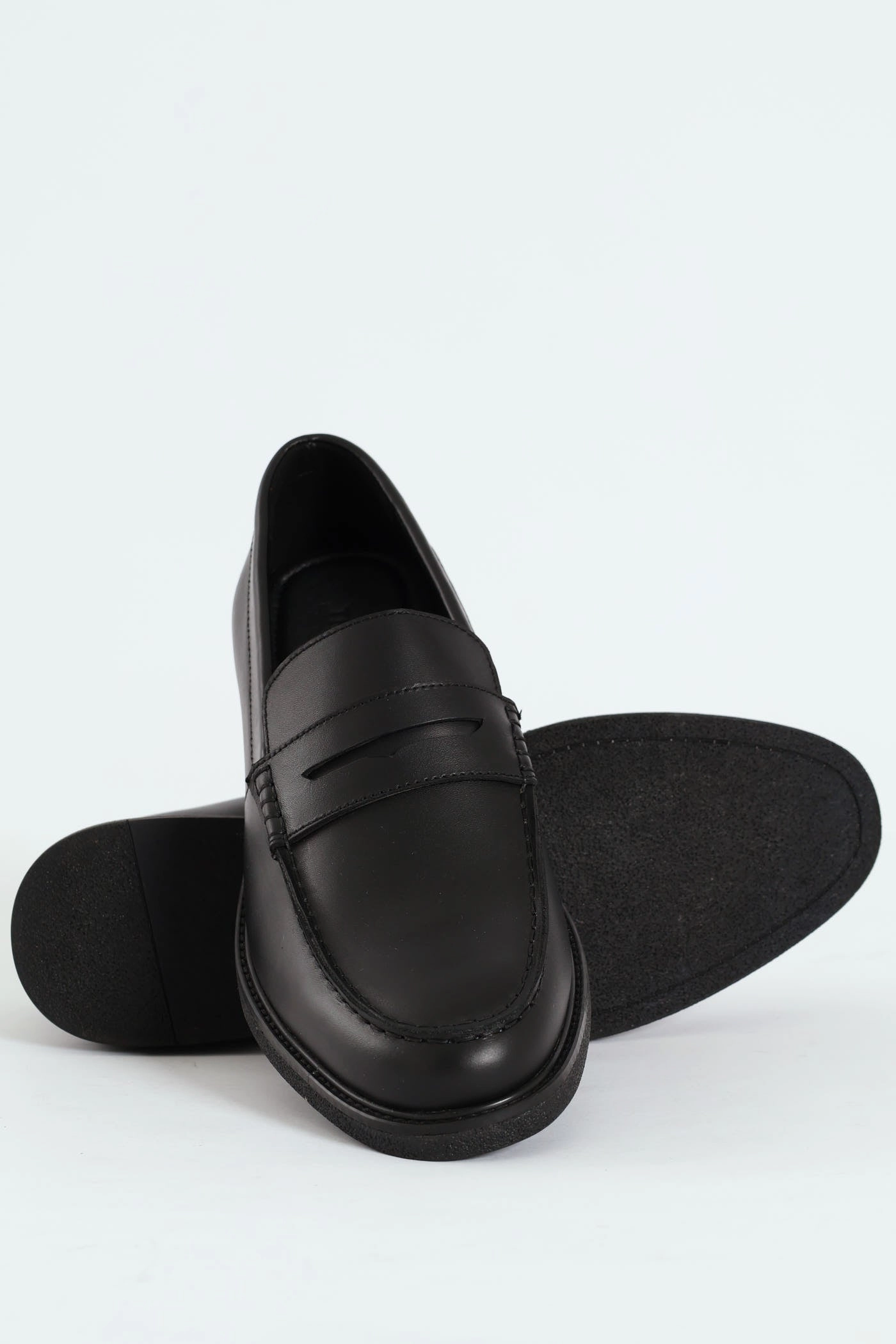 Penny Moccasin Formal Shoe - Black