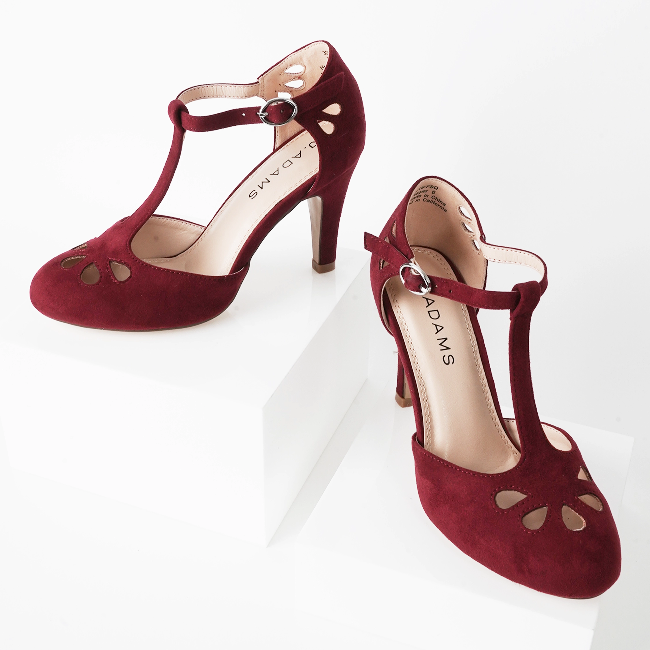 Pepper | Burgundy Suede
