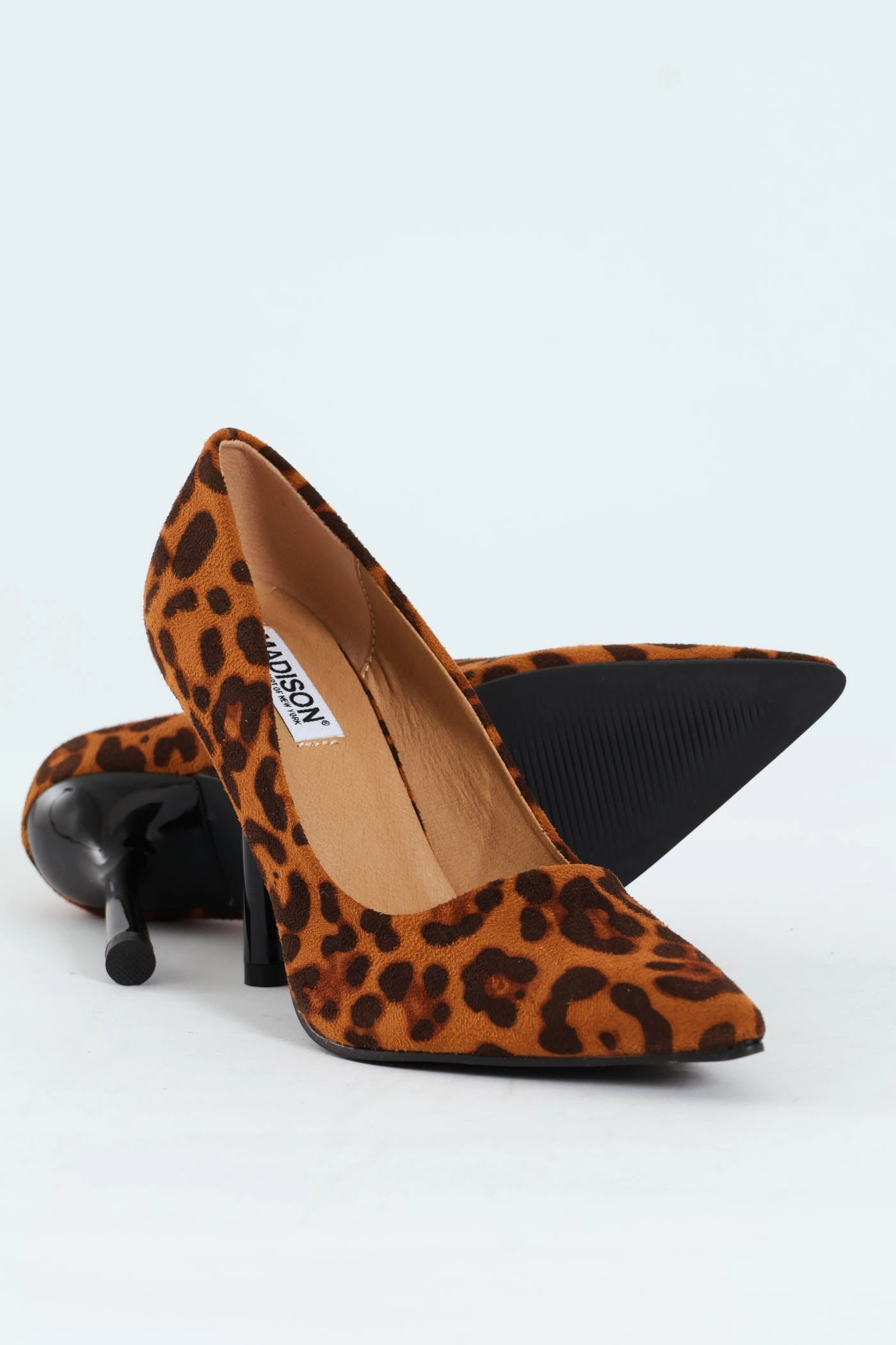 Pointed Toe Court Stiletto Heel - Animal Print
