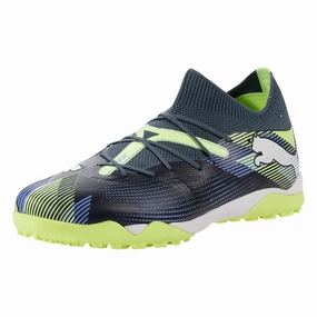 Puma Future 7 Match Turf Soccer Shoes (Gray Skies/Fizzy Apple)