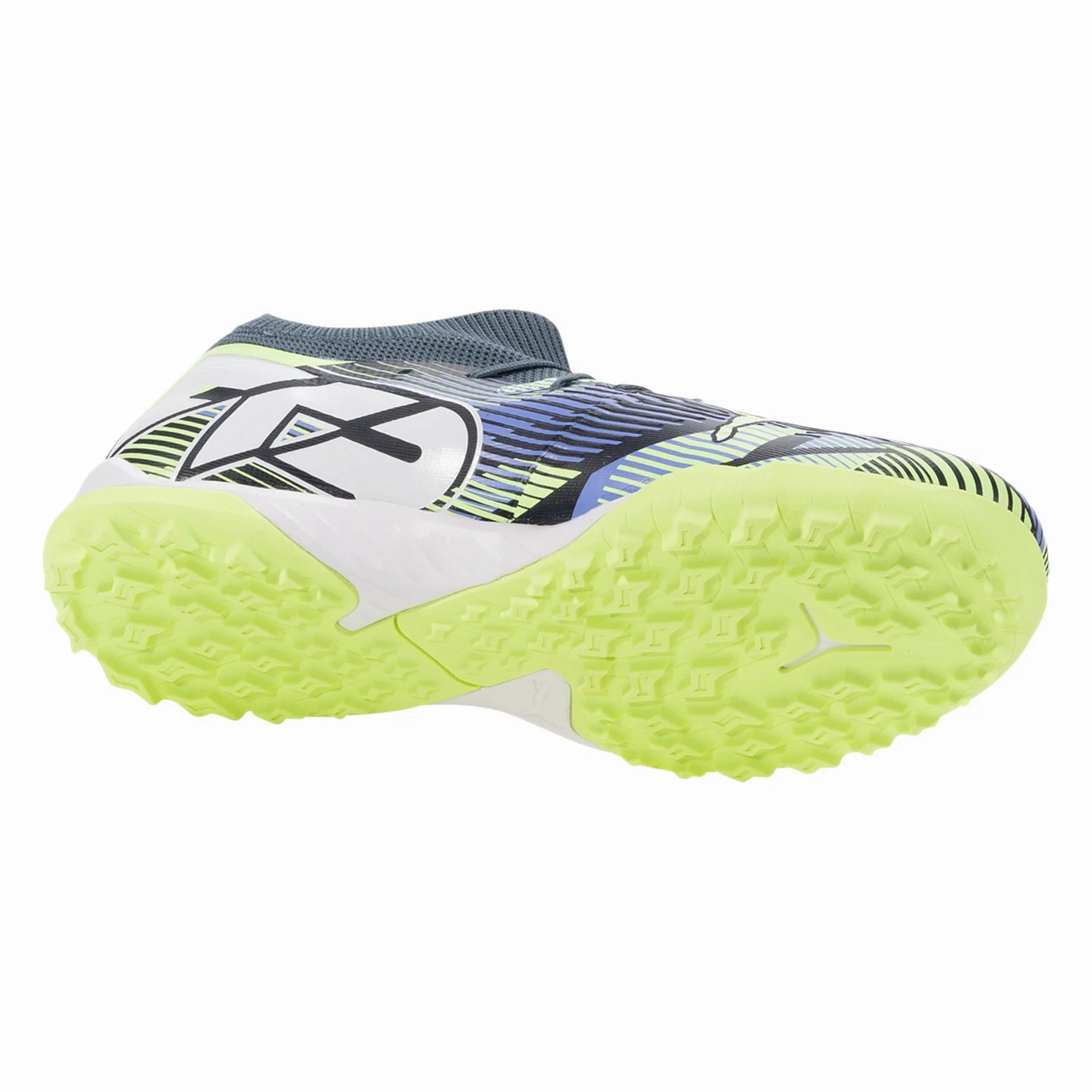 Puma Future 7 Match Turf Soccer Shoes (Gray Skies/Fizzy Apple)