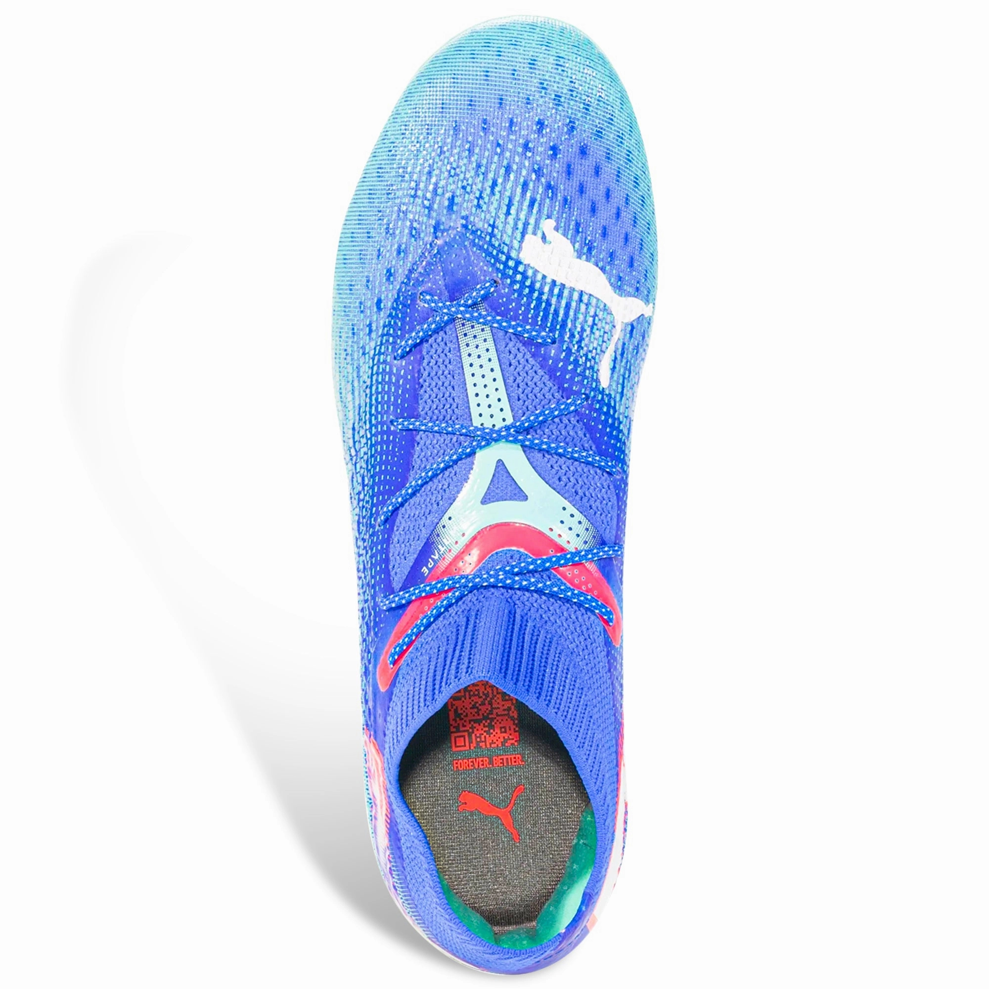 Puma Future 7 Ultimate FG/AG Soccer Cleats (Bluemazing/Puma White)