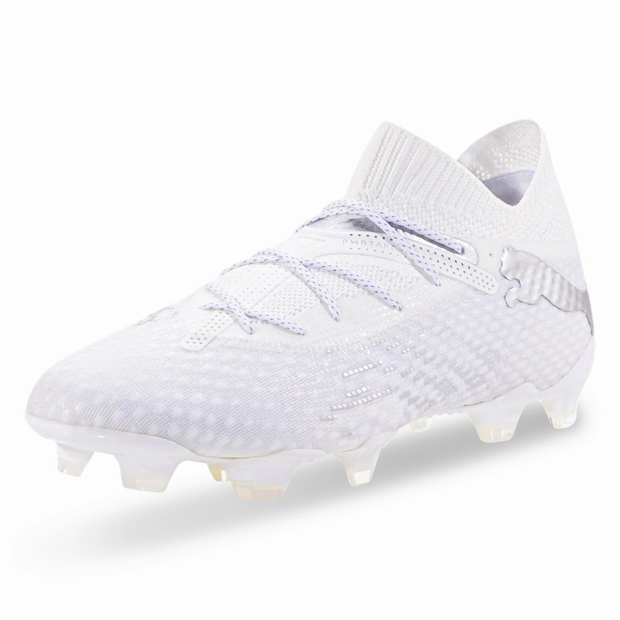 Puma Future 7 Ultimate FG/AG Soccer Cleats (Puma Silver/Puma White)
