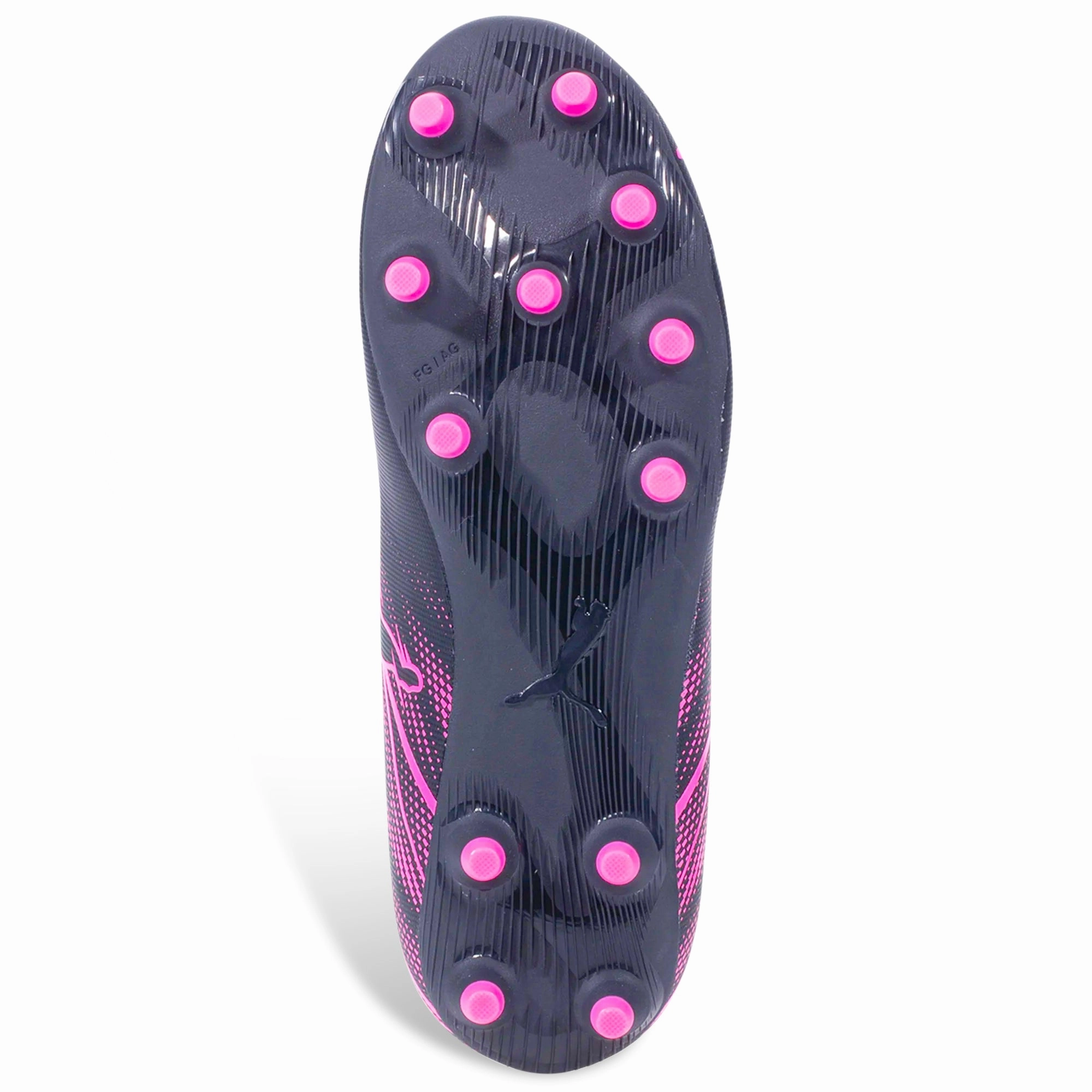 Puma Youth Jr. Attacanto FG/AG Soccer Cleats (Puma Black/Pink)