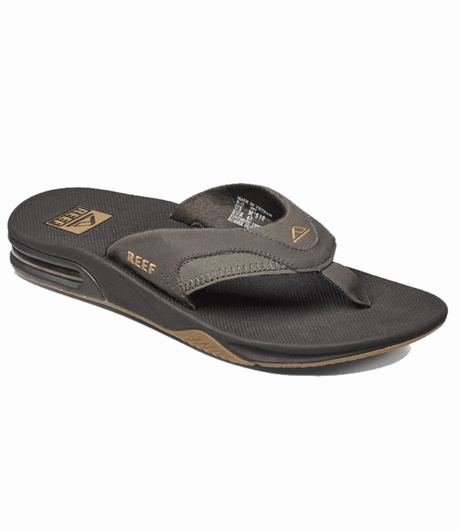 Reef Men's Fanning Flip Flops - Brown/Gum