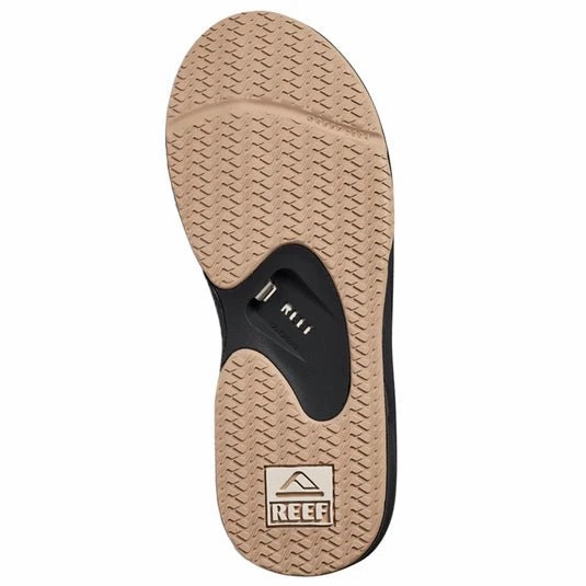 Reef Men's Fanning Flip Flops - Fossil/Raven