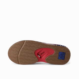 Reef Men's Fanning Flip Flops - Golden Eagle Black