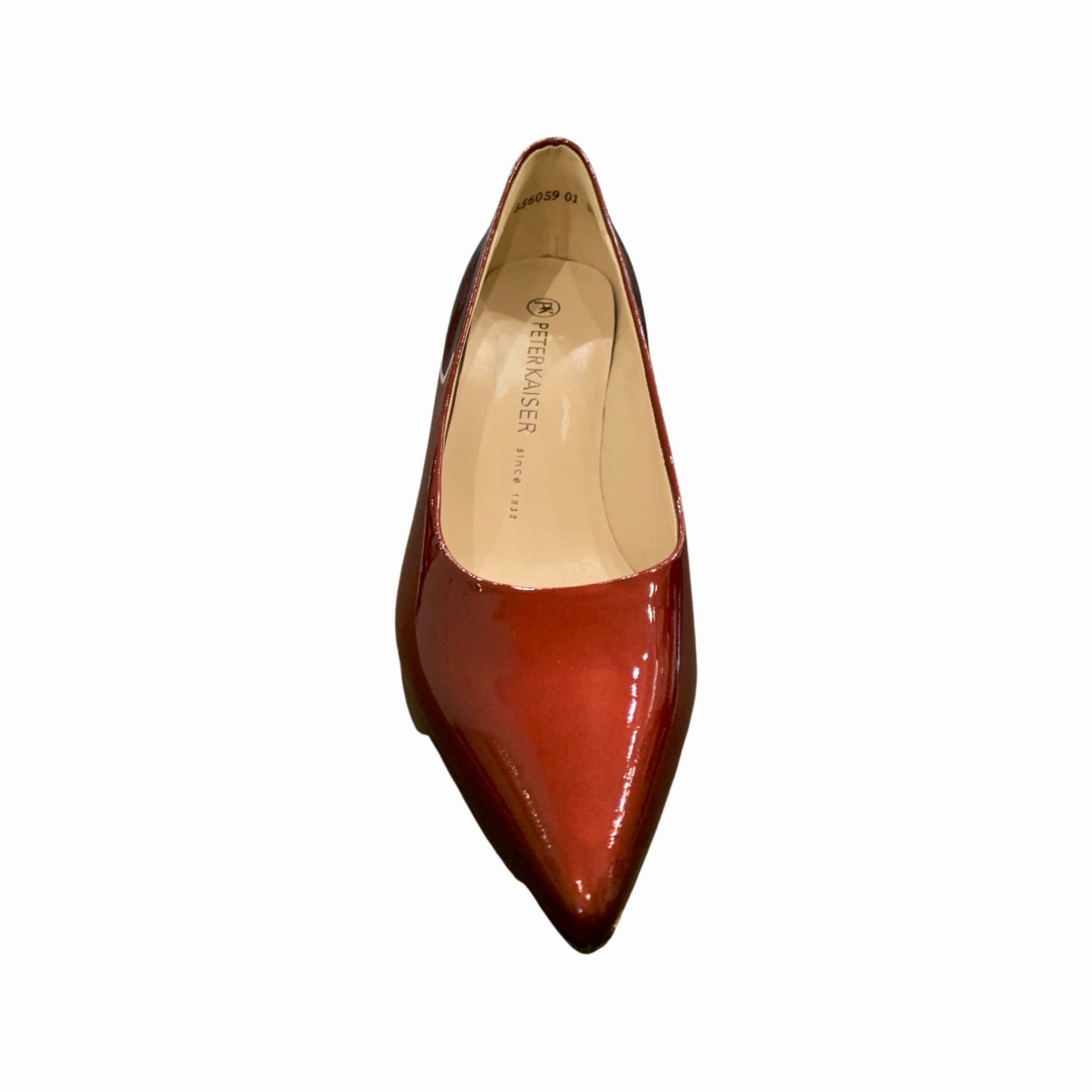Renate Red Patent Pump