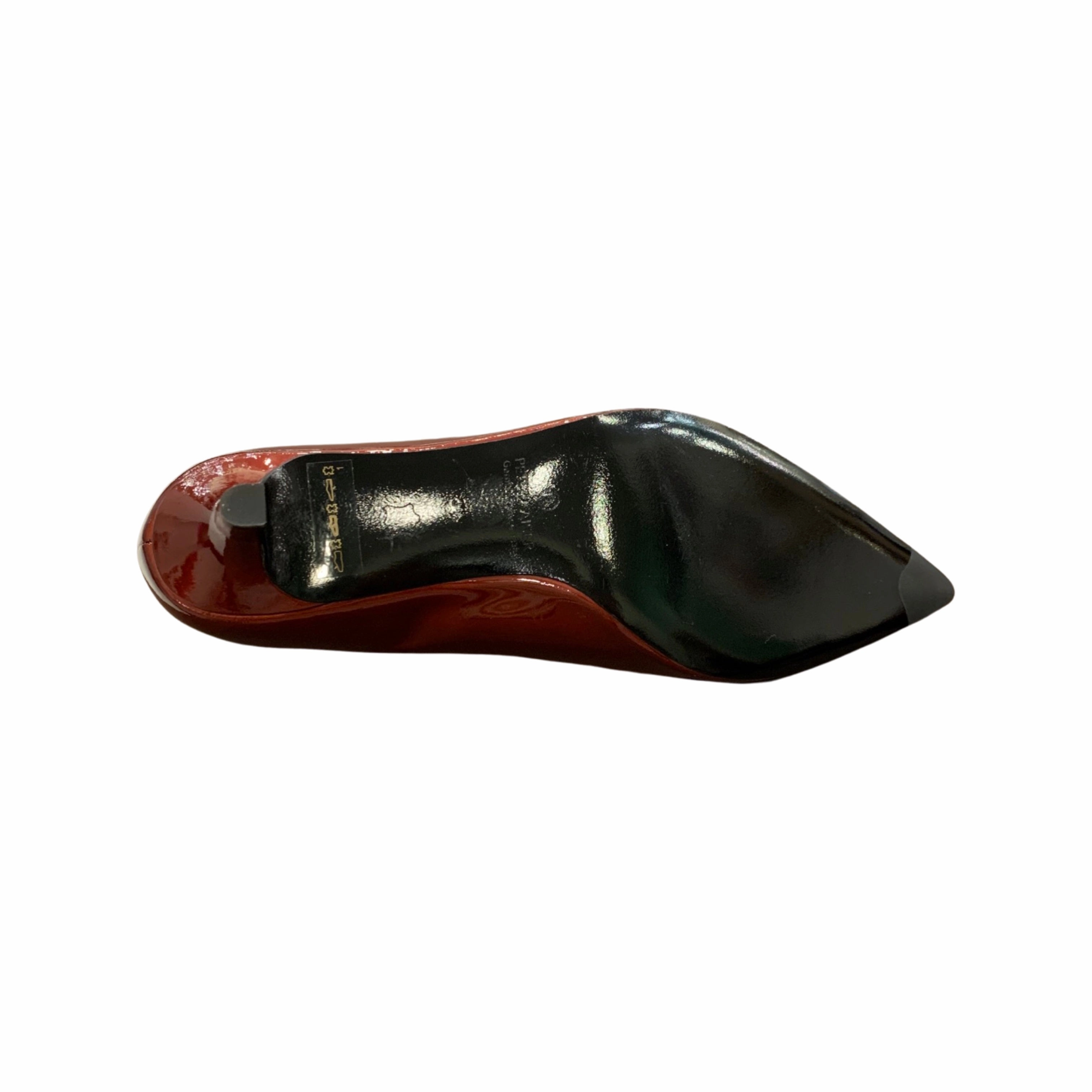 Renate Red Patent Pump