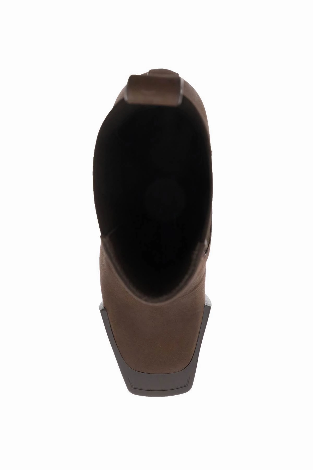 Rick owens platform heeled ankle boots
