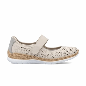 Rieker Women's Nikita N4299-60 - Pearl/Cement